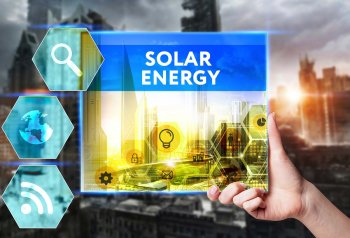 Solar energy banner